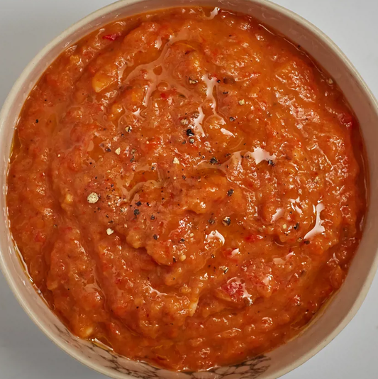 Ajvar (Serbian Roasted Red Pepper Sauce)