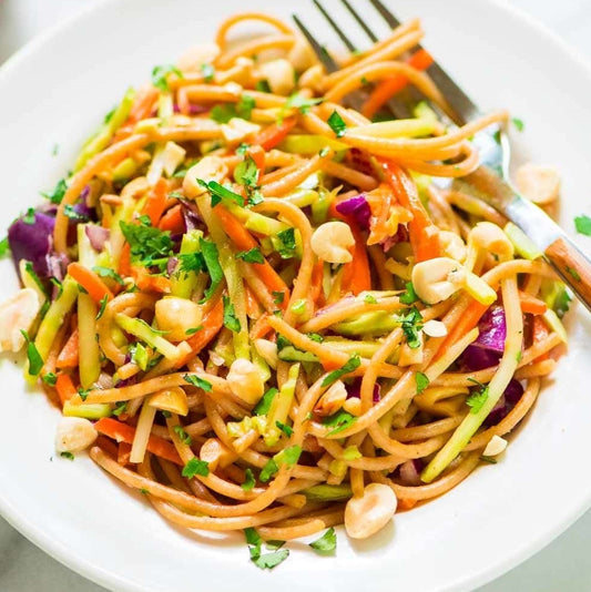Asian Noodle Salad with Peanut Dressing