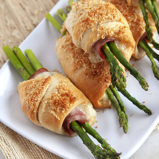 Asparagus & Ham Crescent Bundles