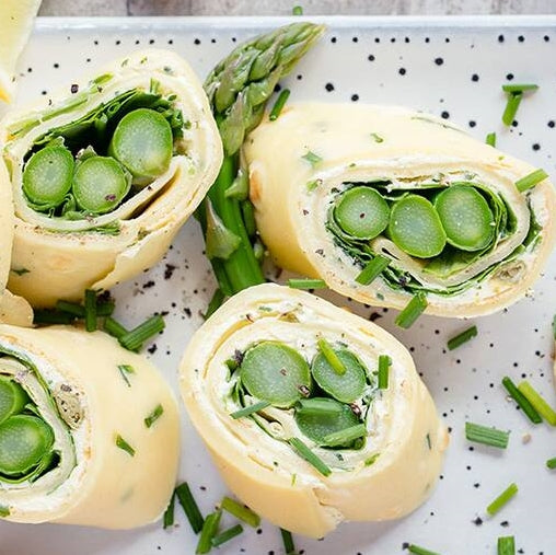 Asparagus & Rocket Crêpes