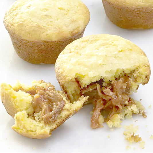 BBQ Pork Stuffed Corn Muffins