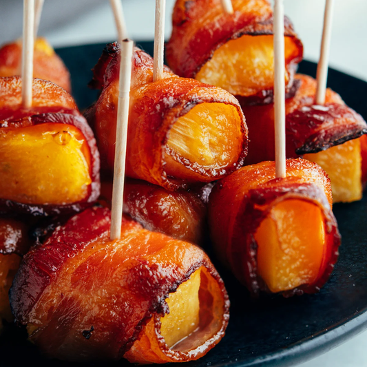 Bacon Wrapped Pineapple