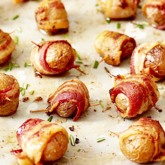Bacon Wrapped Potato Bites
