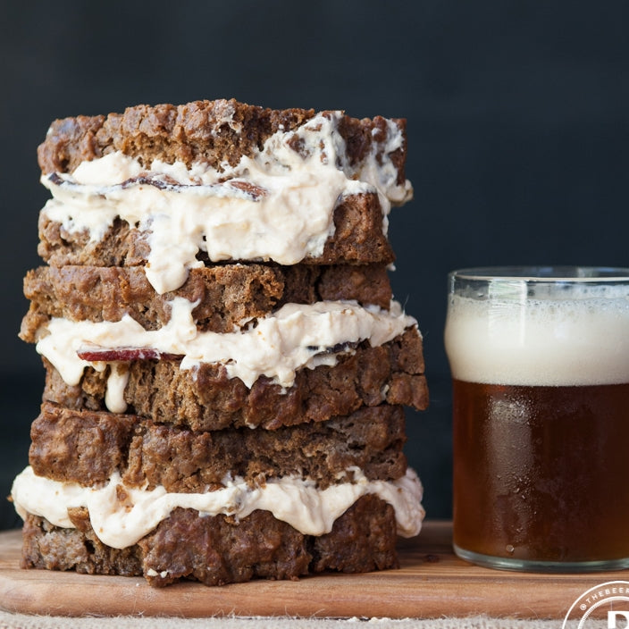 Beer Bread Grilled Beer Cheese Sandwich & Bacon