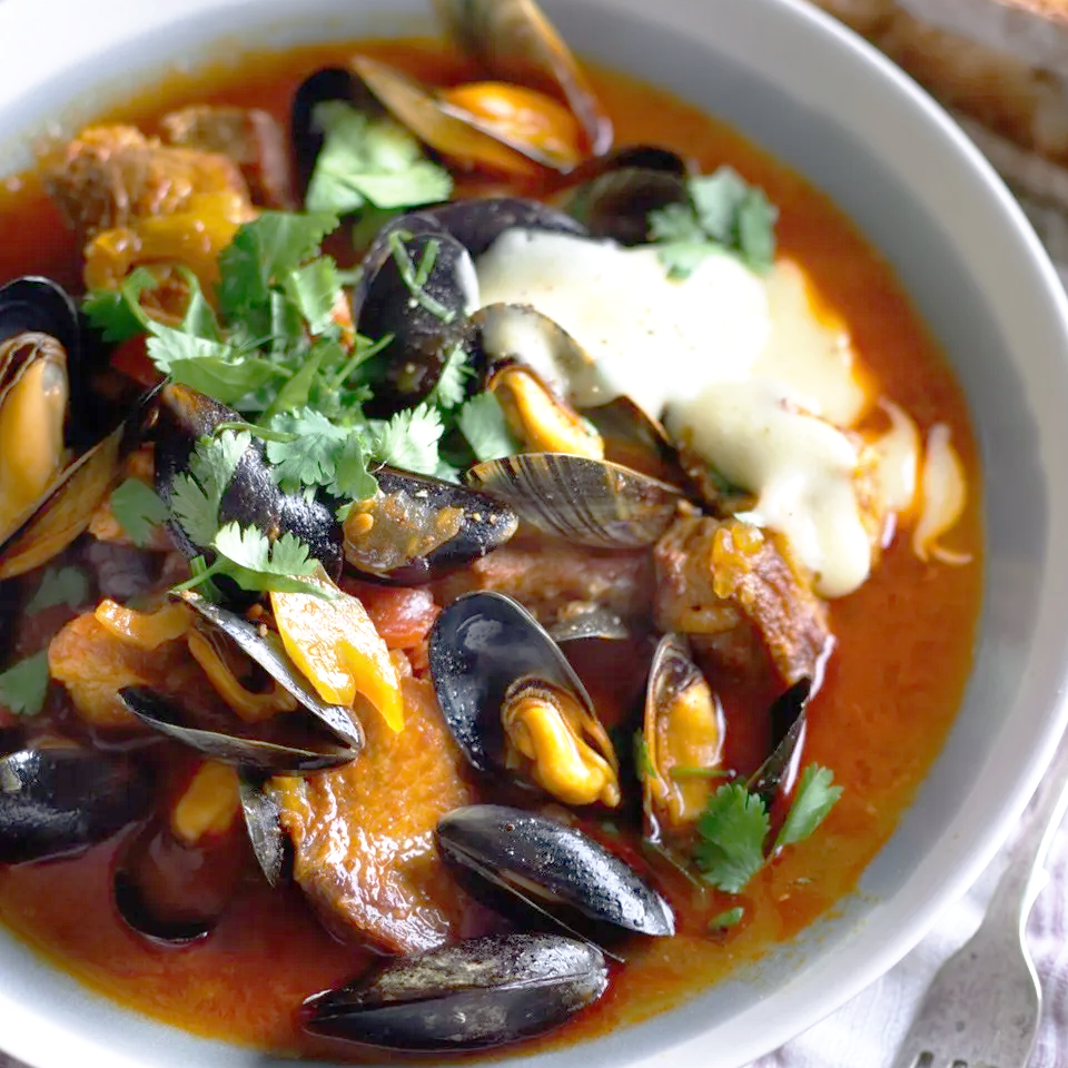 Braised Pork with Mussels