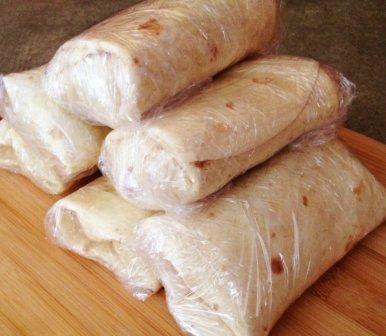 Eggs & Sausage Breakfast Burritos