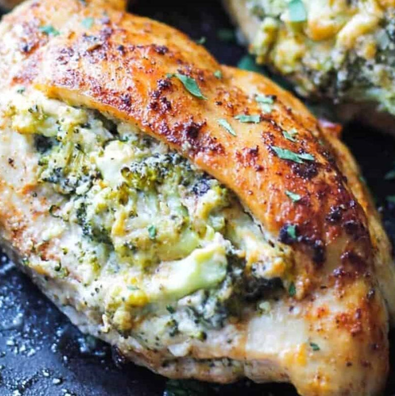 Broccoli & Cheese Stuffed Chicken