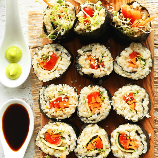 Brown Rice Salmon Maki