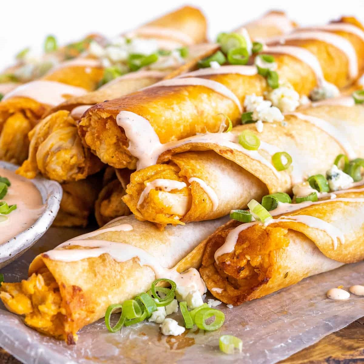 Buffalo Chicken Taquitos