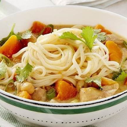 Butternut Apricot Chicken Noodle Curry