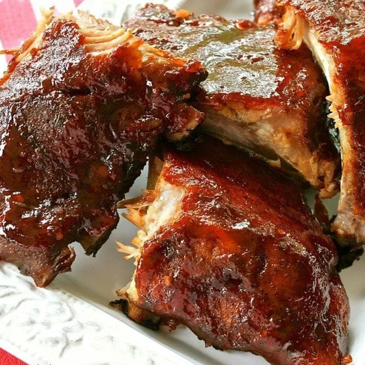 Cajun-Style Barbecued Baby Back Ribs