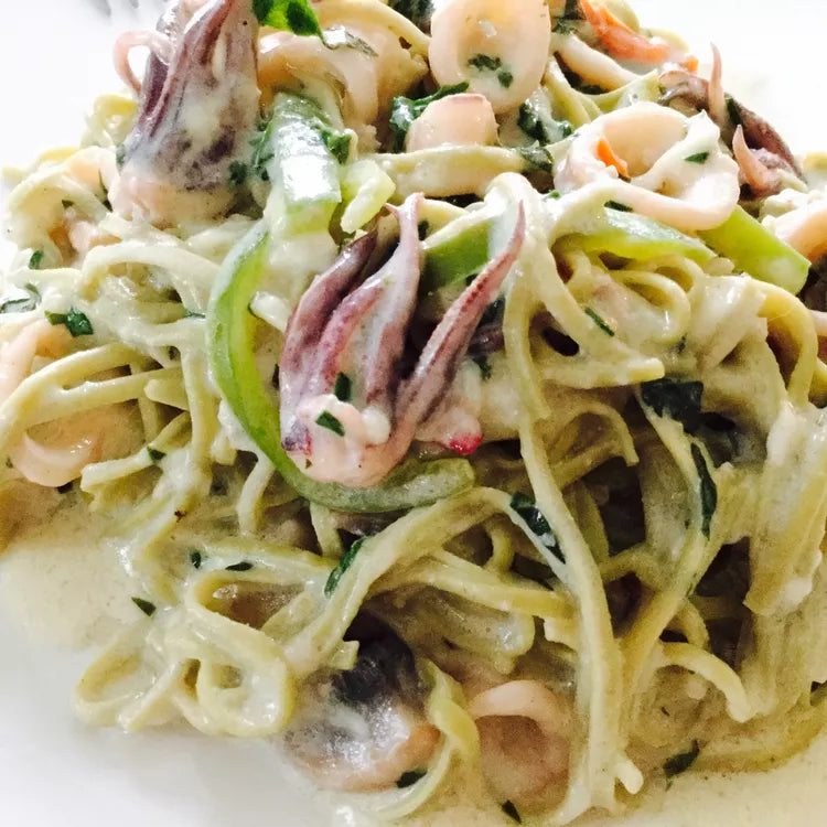 Calamari with Cream Sauce