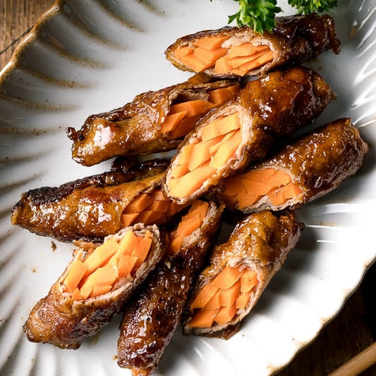Carrot Beef Rolls