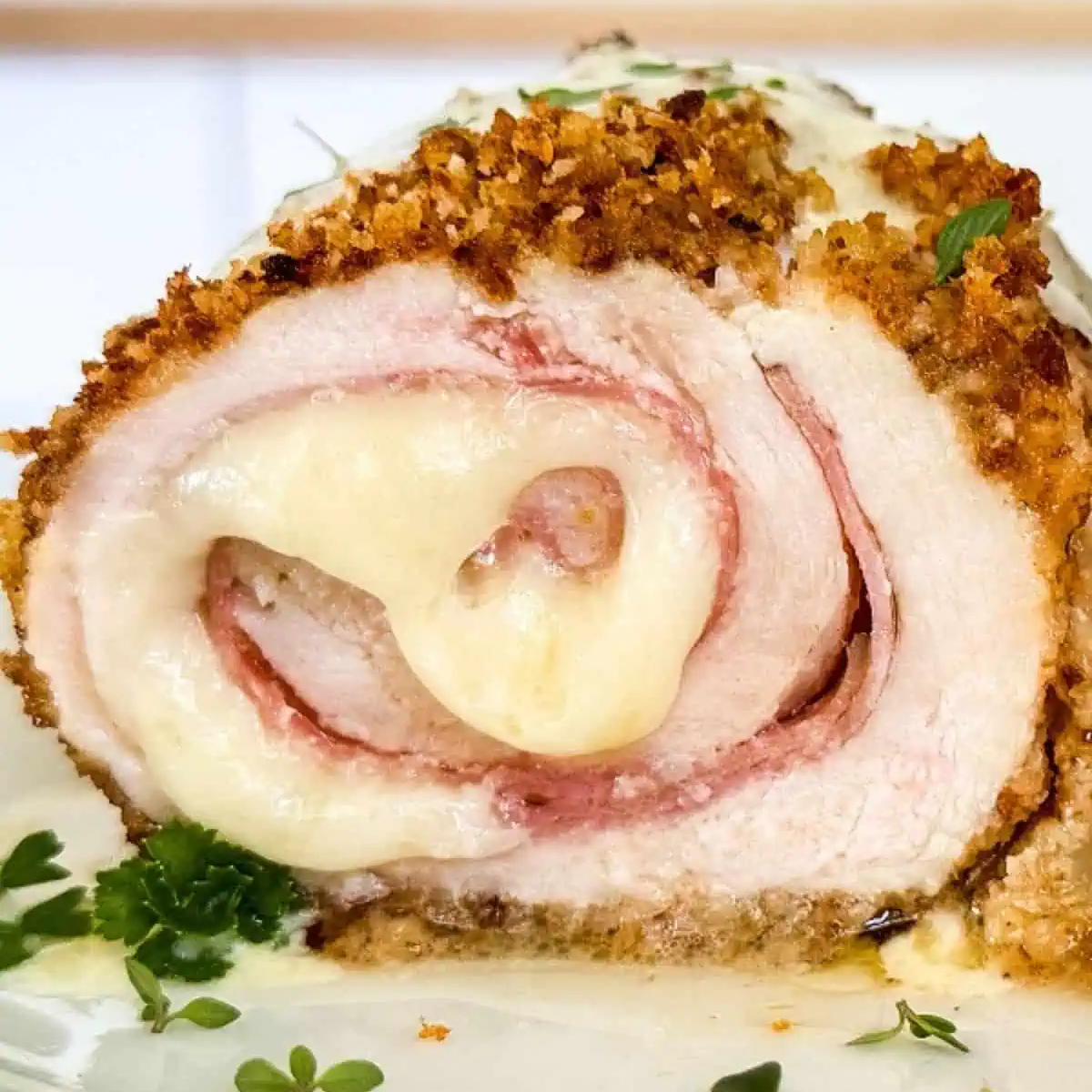 Chicken Cordon Bleu Roll-Ups