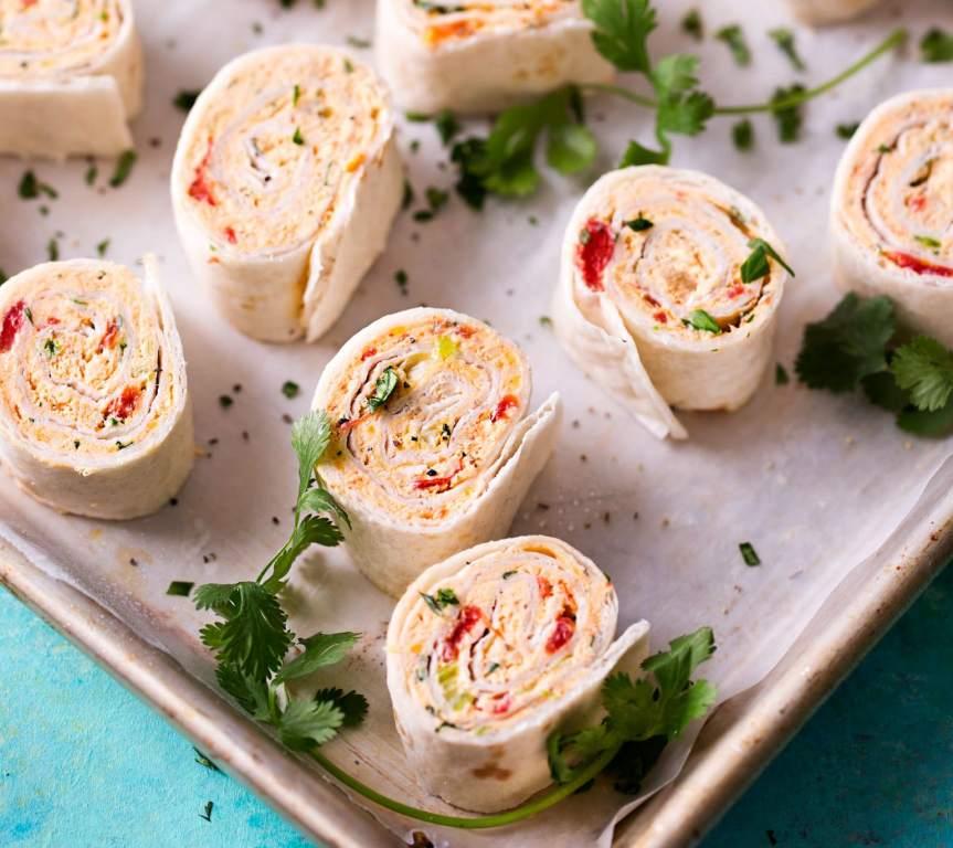 Chicken Taco Mexican Pinwheels