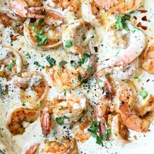 Coconut Garlic Shrimp