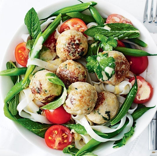 Creamy Thai Coconut-chicken Meatballs