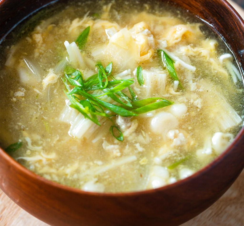 Enoki Egg Drop Soup