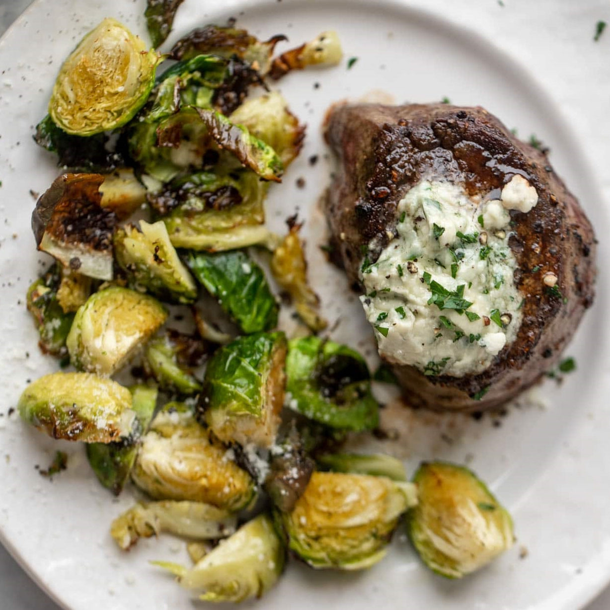 Fillet Steak with Blue Butter