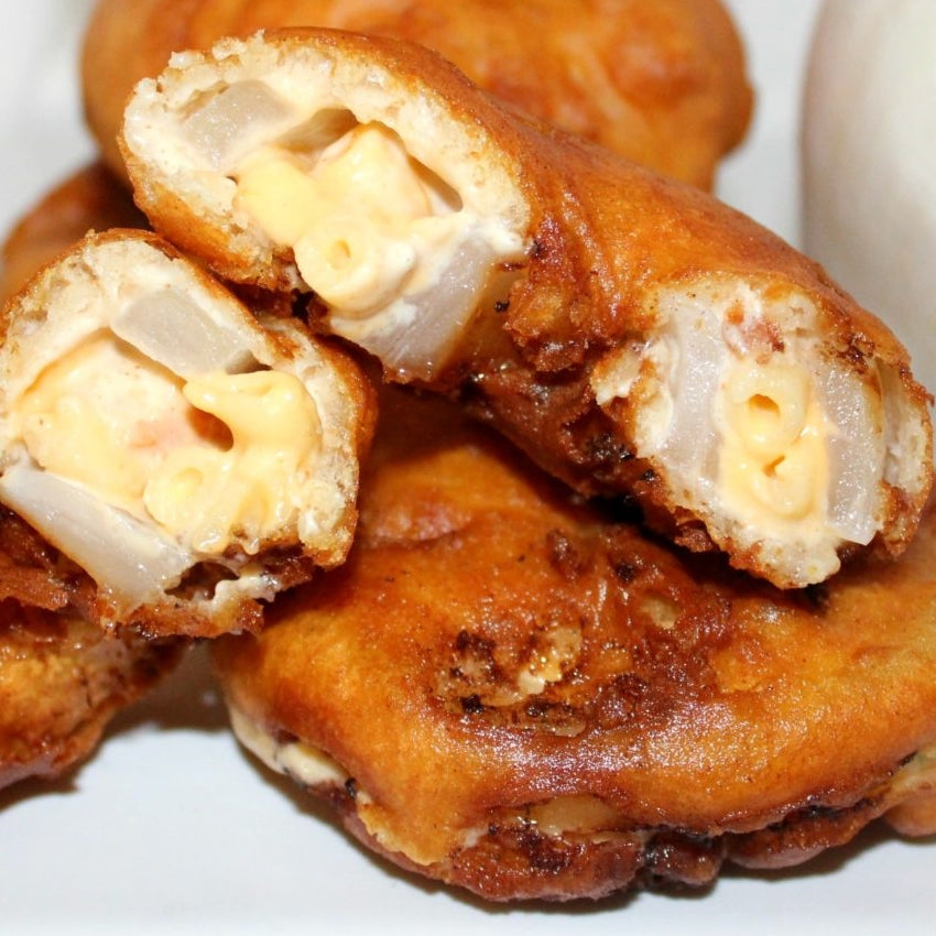 Fried Macaroni & Cheese Onion Rings