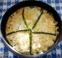 Smokey Garlic & Asparagus Frittata