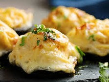 Garlic Butter Pasta Stuffed Mushrooms