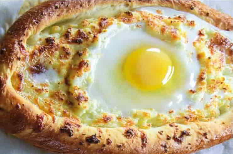 Khachapuri - Georgian Cheese Bread