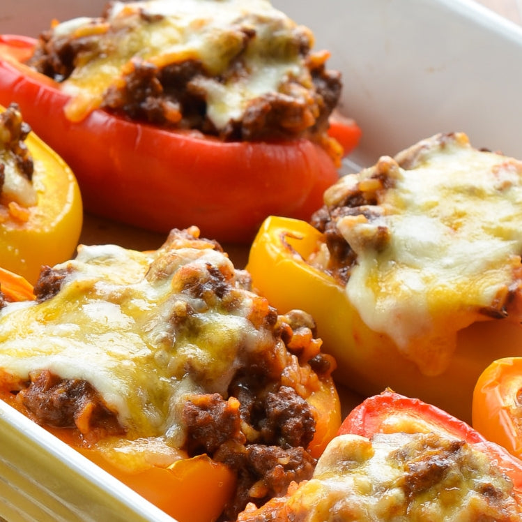 Ground Beef Stuffed Peppers II