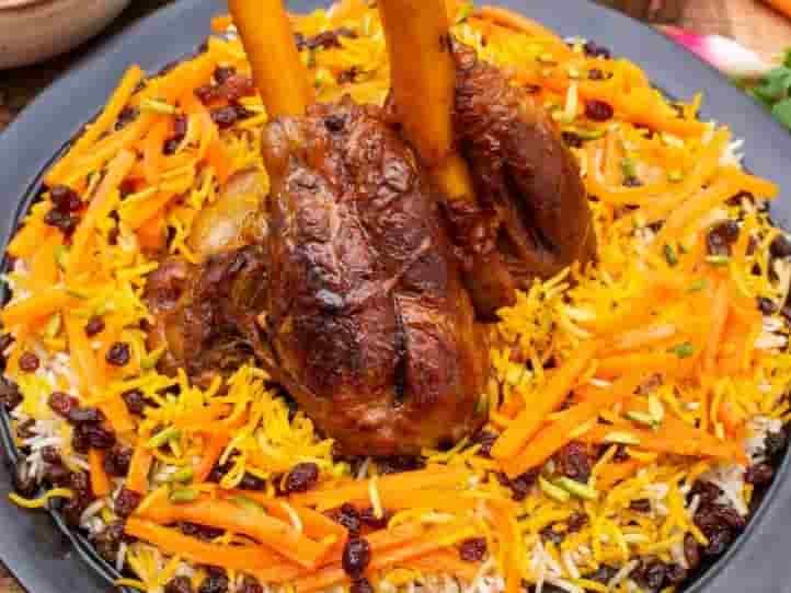 Kabuli Pulao - Afghan Carrot & Raisin Jewelled Rice with Lamb