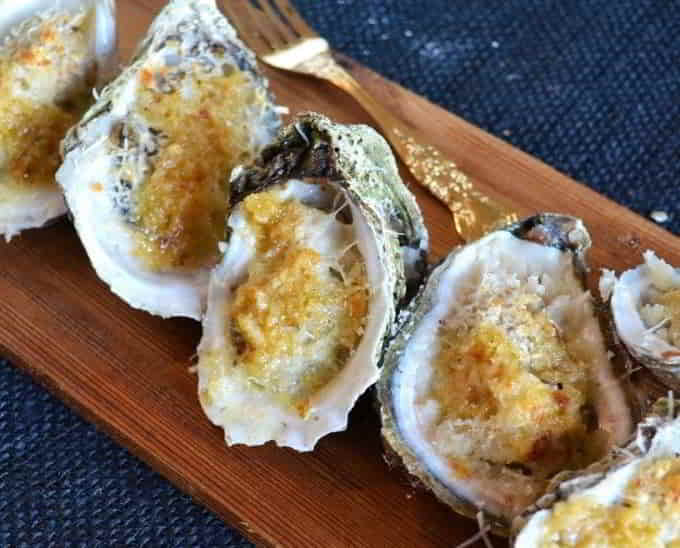 Lime Garlic Oysters