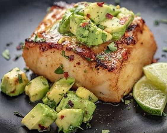 Kingfish with Avocado Salsa
