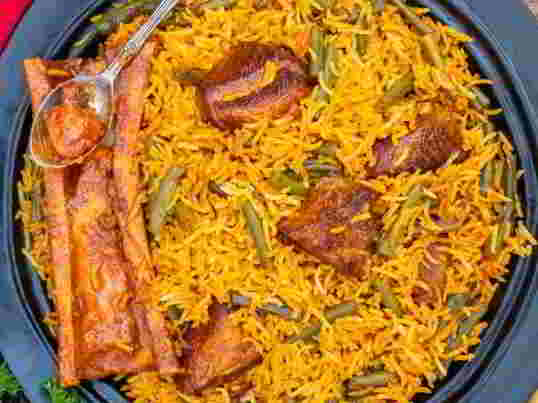Lubia Polo - Persian Lamb & Green Bean Rice