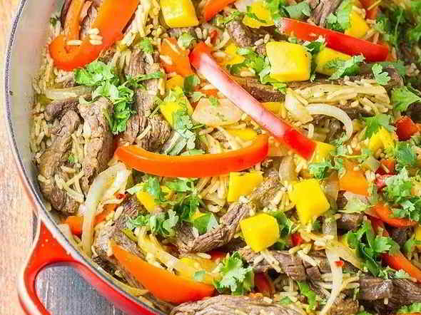 Mango Lime Fajita Fry