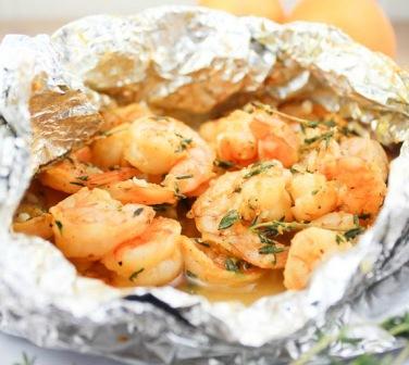 Orange-Thyme Grilled Shrimp