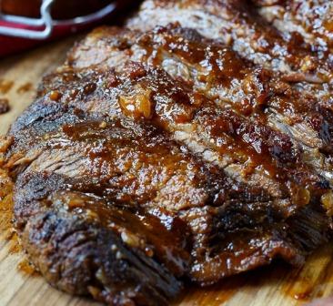 Oven-Barbecued Beef Brisket