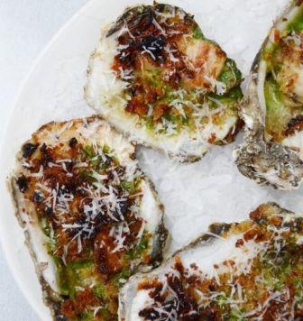 Oysters Bechamel