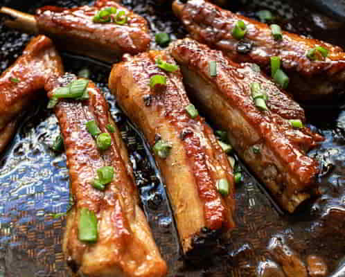 Lemongrass Pork Ribs with Sweet & Savoury Glaze