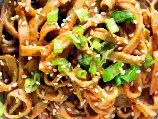 Peanut Sauce Rice Noodles