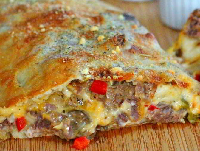 Pepper Steak Stromboli