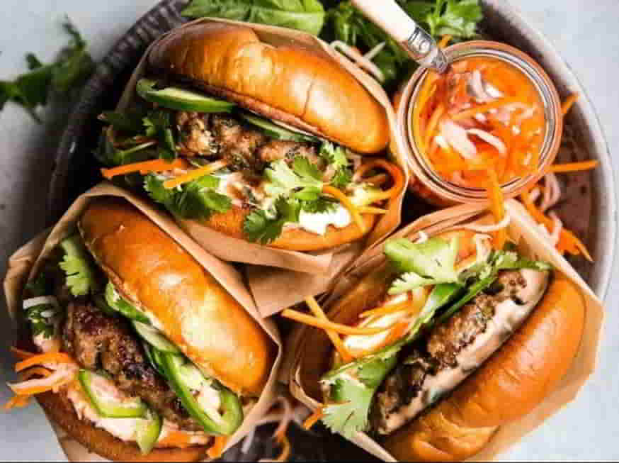Pork Banh Mi Burger