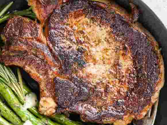 Ribeye Using Cast Iron Frypan