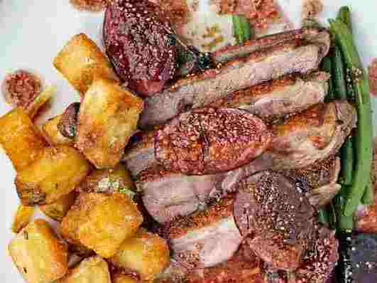 Roast Duck Breast with Figs