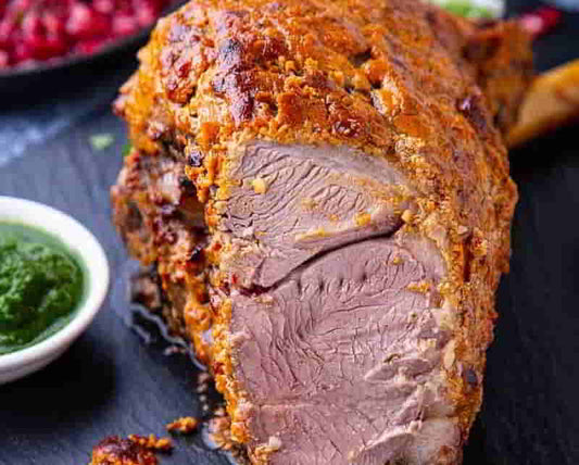 Roast Indian Leg of Lamb