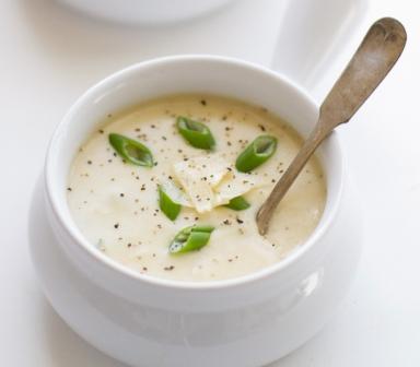 Roasted Garlic Potato Soup