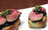 Roast Lamb on Herbed Ciabatta Sids Style