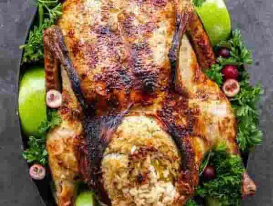 Roasted Stuffed Duck
