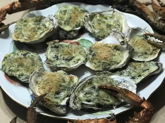 Rockin' Oysters Rockefeller