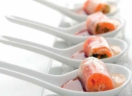 Salmon Rice Paper Rolls
