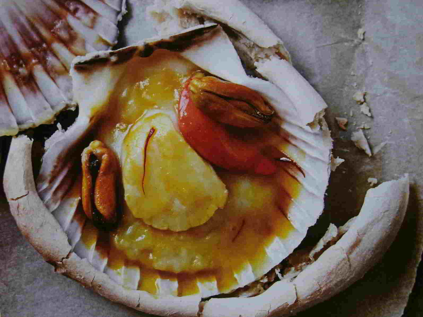 Scallops Baked in the Shell