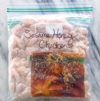 Sesame Honey Chicken Lettuce Cups